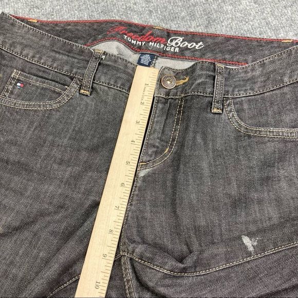 VTG  Tommy Hilfiger Freedom Boot cut jeans 10r black - Picture 3 of 9